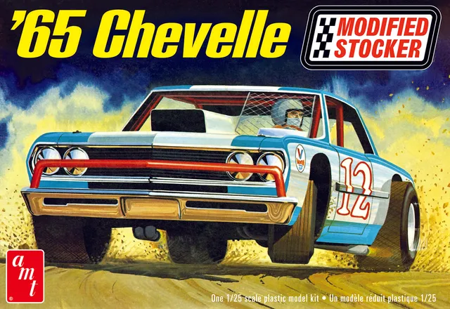 amt-1965-chevelle-modified-stocker-maquette-1-25-course image 1