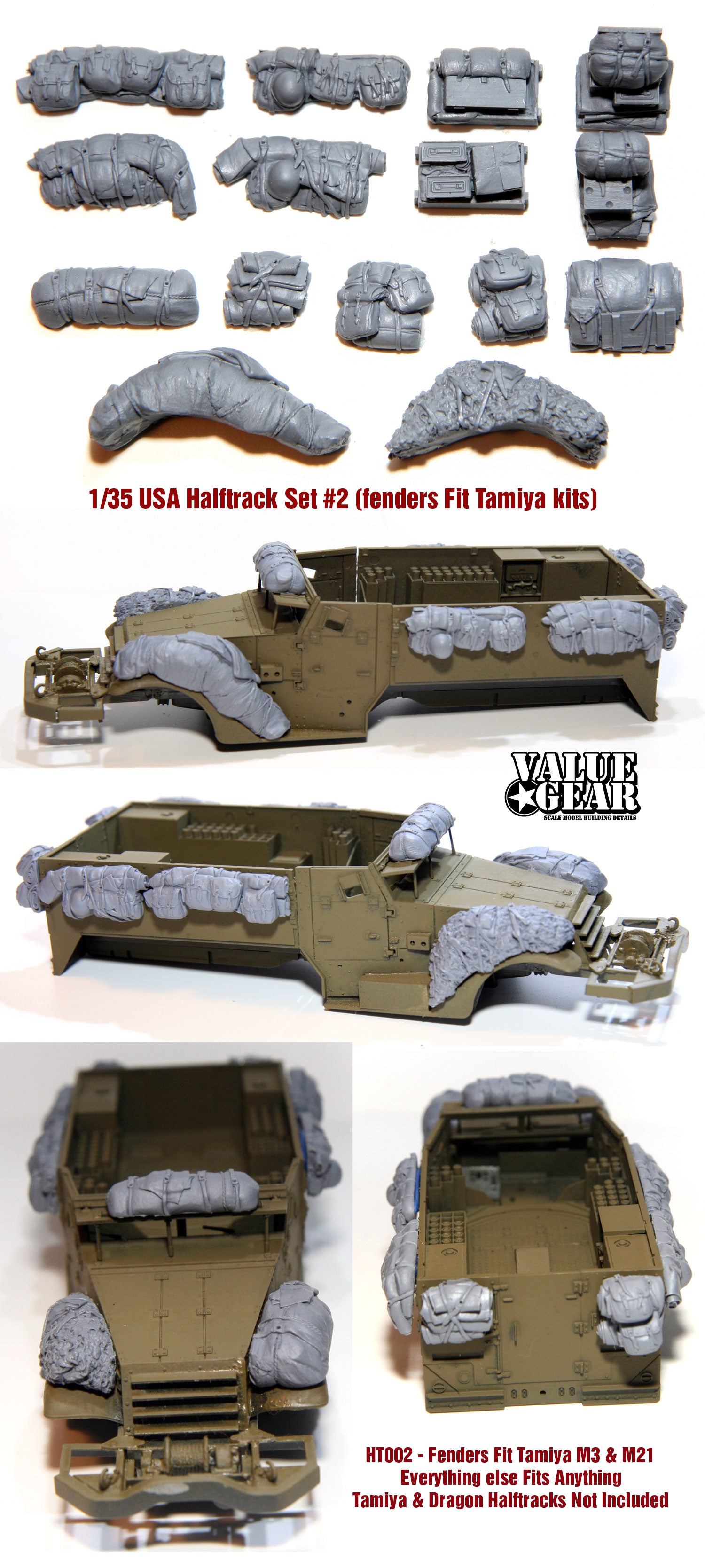 value-gear-ht002-half-track-pack-maquette-accessoires-1-35-garde-boue image 1