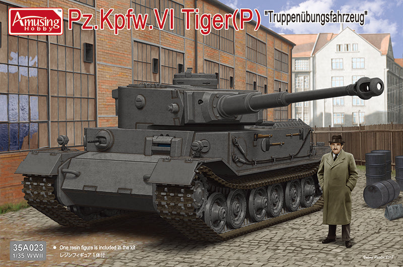 amusing-hobby-35a023-tiger-p-maquette-char-1-35-chenilles image 1