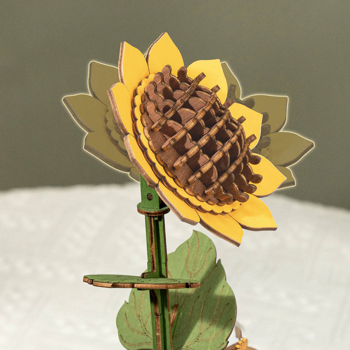 rowood-tw011-bouquet-tournesol-puzzle-bois-3d image 2