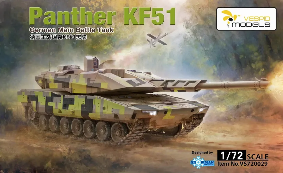 vespid-vs720029-panther-kf51-maquette-char-allemand-1-72-moderne image 1