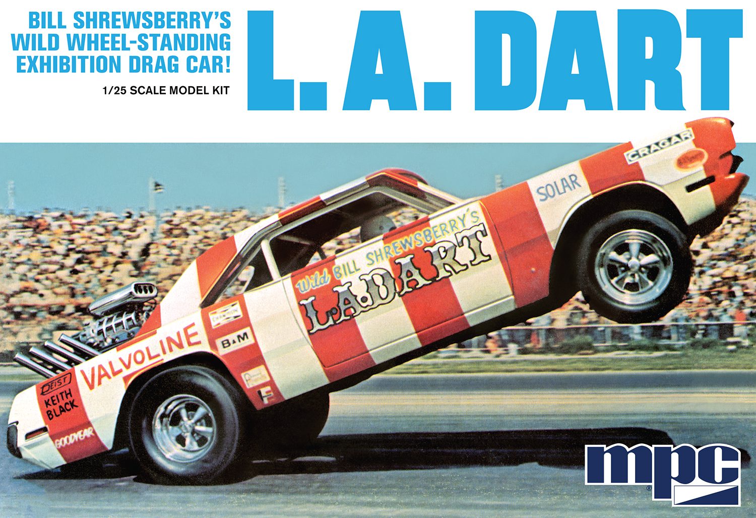 mpc-l-a-dart-wheelstander-maquette-dragster-1-25-hemi image 1
