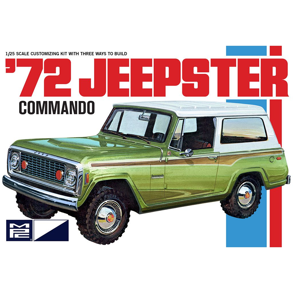 mpc-jeepster-commando-1972-maquette-4x4-1-25-3-versions image 1