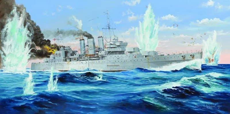 trumpeter-05353-hms-cornwall-maquette-bateau-1-350 image 1