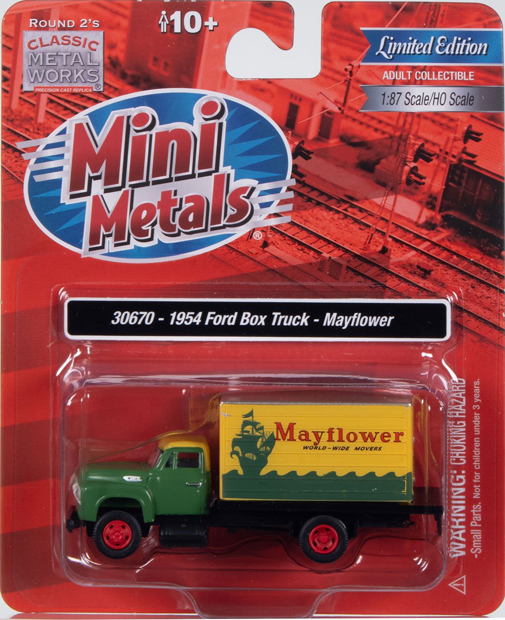 classic-metal-works-ford-box-truck-1954-mayflower-camion-ho-1-87 image 1