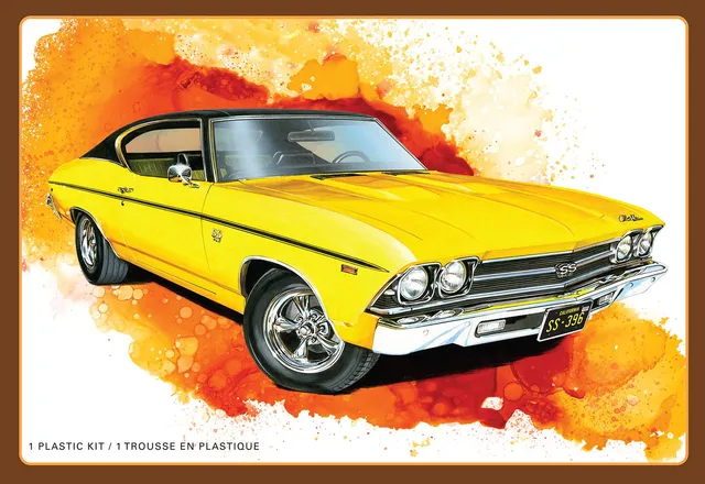 amt-1969-chevy-chevelle-ss-396-maquette-voiture-1-25 image 1