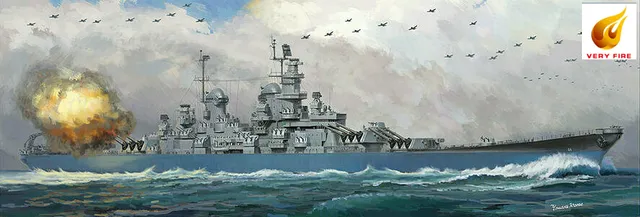 very-fire-vf350912-uss-wisconsin-bb-64-1-350-cuirass image 1