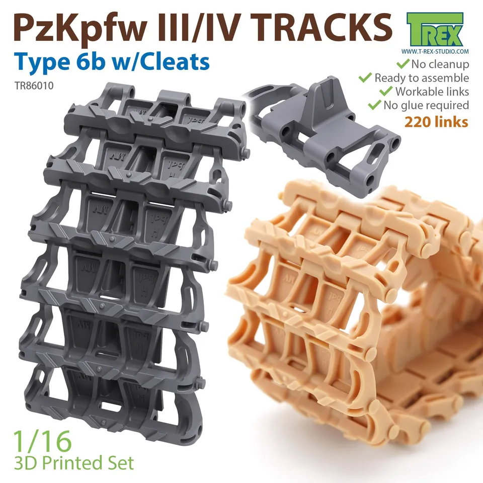 t-rex-86010-chenilles-1-16-pzkpfw-iii-iv-type-6b-crampons image 1