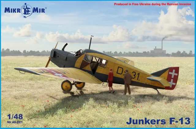 mikromir-junkers-f-13-maquette-avion-transport-m-tal image 1