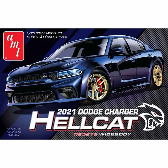 amt-1325m-dodge-charger-hellcat-redeye-maquette-voiture-1-25-widebody-2021 image 1