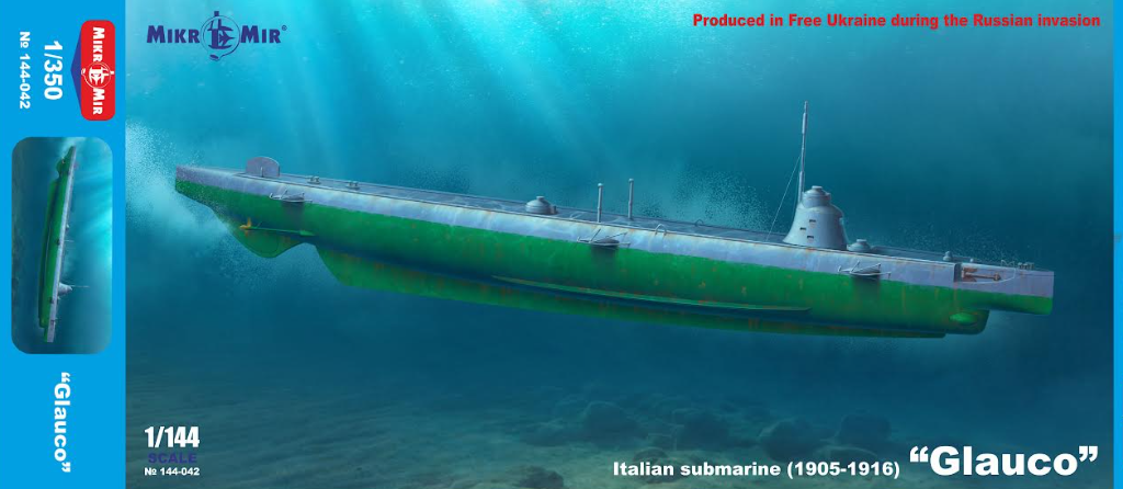 mikromir-144042-glauco-1905-maquette-sous-marin-1-144 image 1