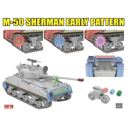 rye-field-5161-maquette-char-m50-sherman-degem-1-35-isra-lien image 6