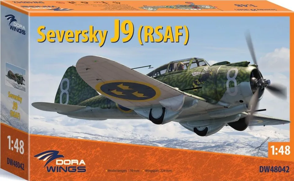 dora-wings-seversky-j9-maquette-avion-1-48-su-dois-dw48042 image 1