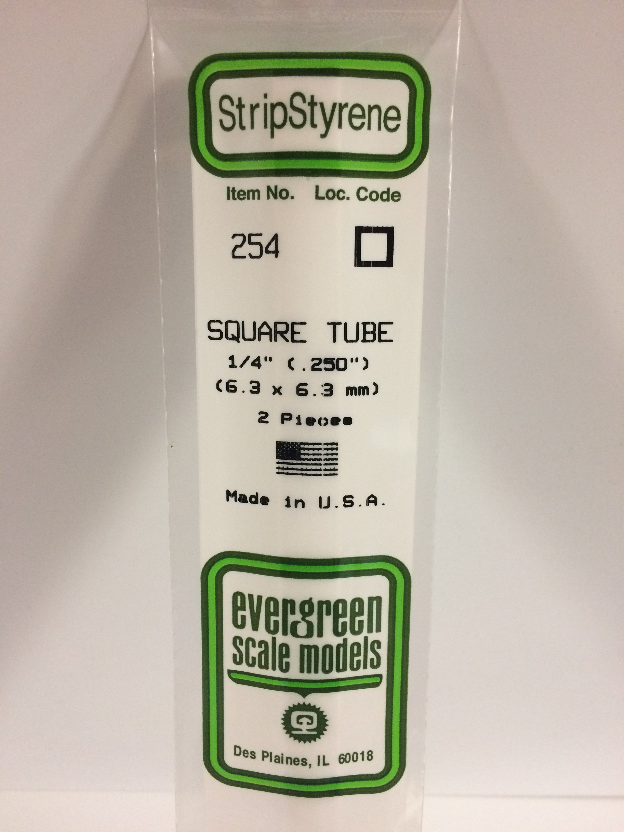 evergreen-rod-and-tube-254-tube-carr-blanc-6-3-mm-lot-de-2 image 1
