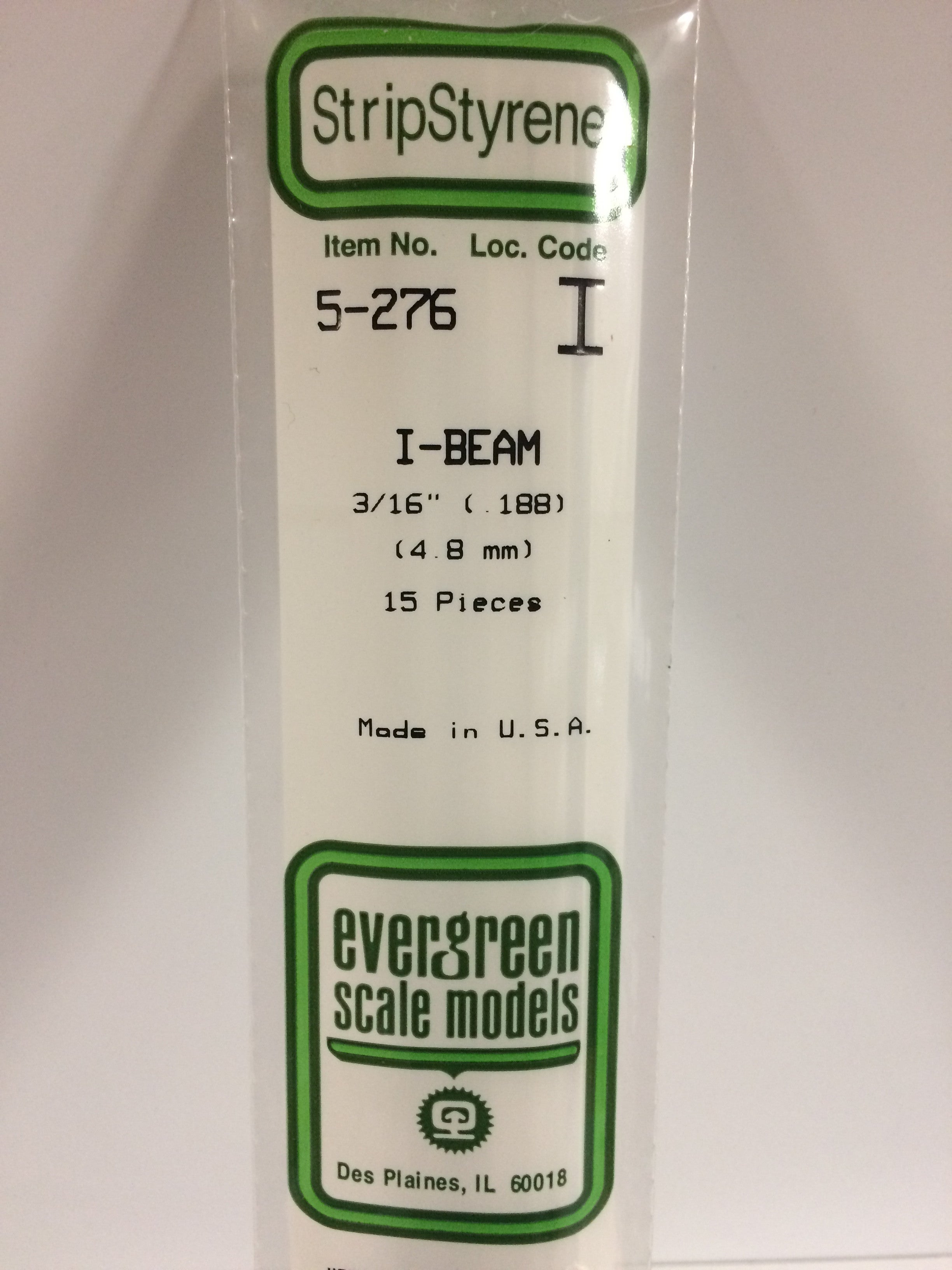 evergreen-shapes-276-poutre-en-i-profil-blanc-4-8-mm-lot-de-3 image 2