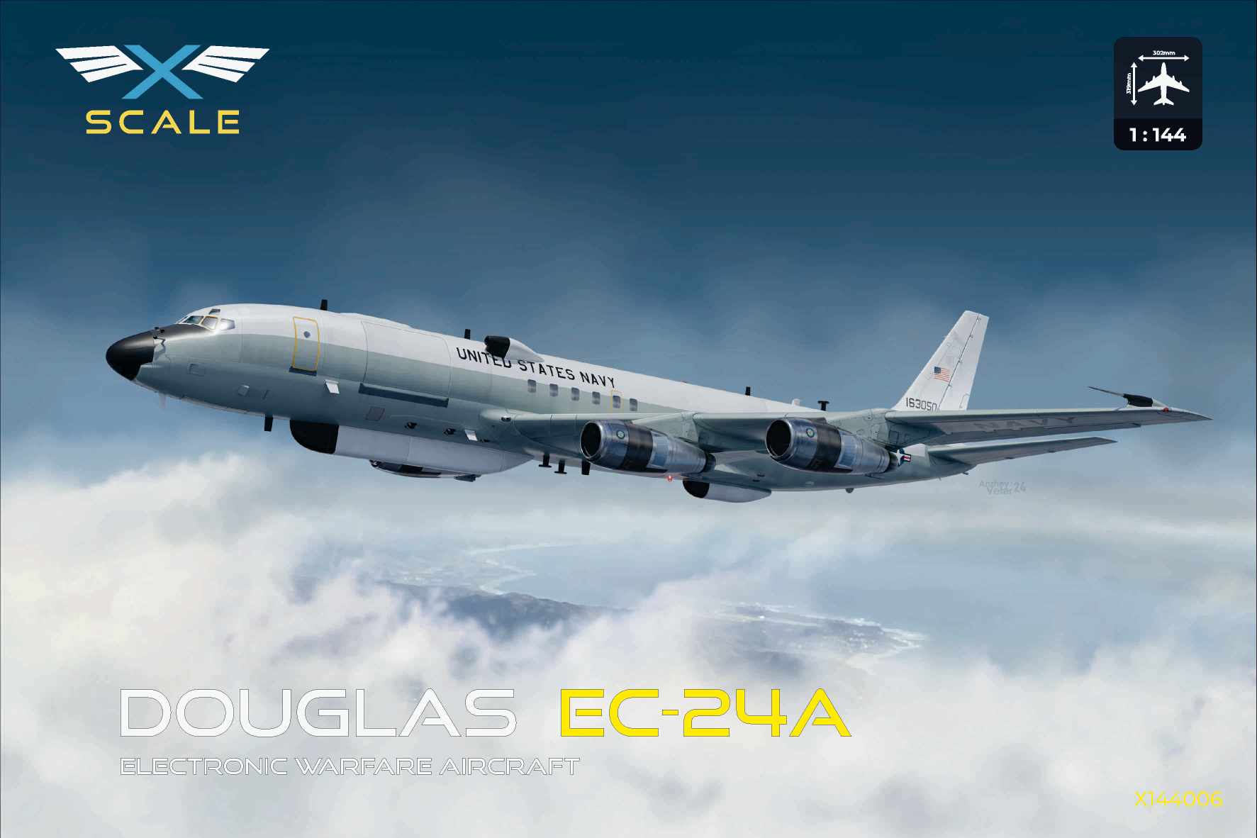 x-scale-144006-douglas-ec-24a-maquette-avion-1-144 image 1