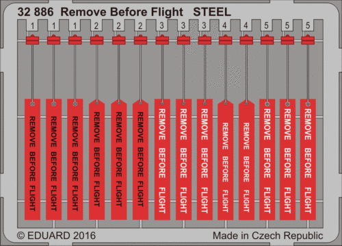 eduard-32886-remove-before-flight-steel-accessoires-avion-1-32 image 1