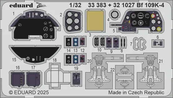 eduard-634052-bf-109-k-4-l-k-set-cockpit-1-32-kotare image 1