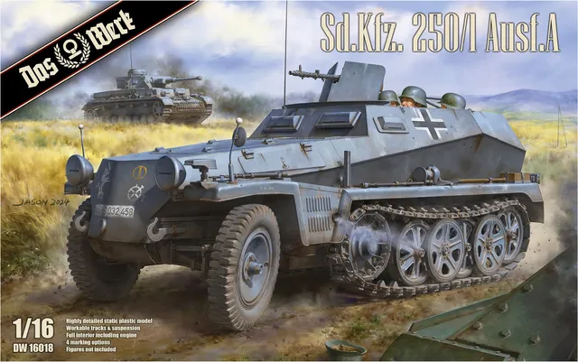 das-werk-16018-sd-kfz-250-1-ausf-a-maquette-blind-1-16 image 1