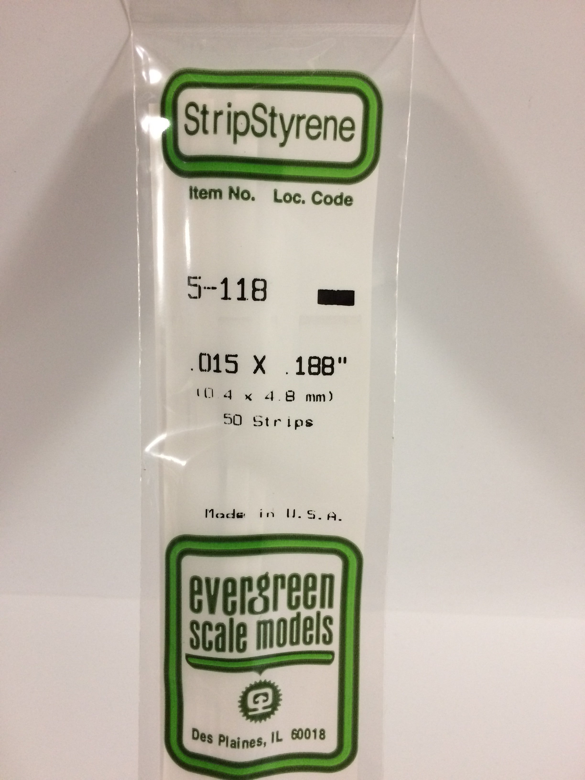 evergreen-strips-118-baguette-plate-blanche-0-38x4-8mm-lot-10 image 2