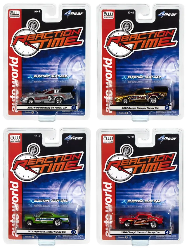 auto-world-4gear-reaction-time-ho-slot-car-version-b image 1