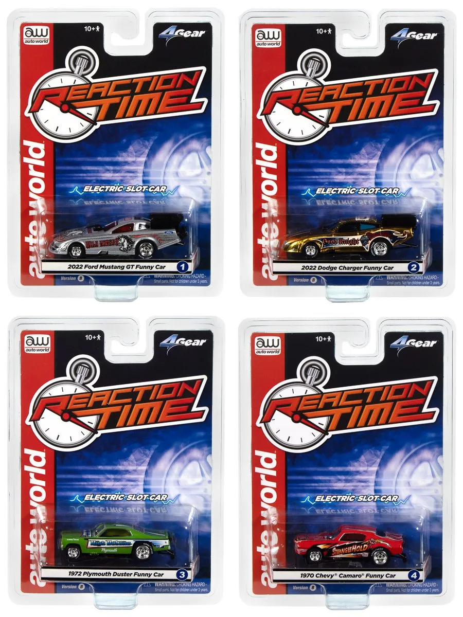 auto-world-4gear-reaction-time-ho-slot-car-version-b image 1