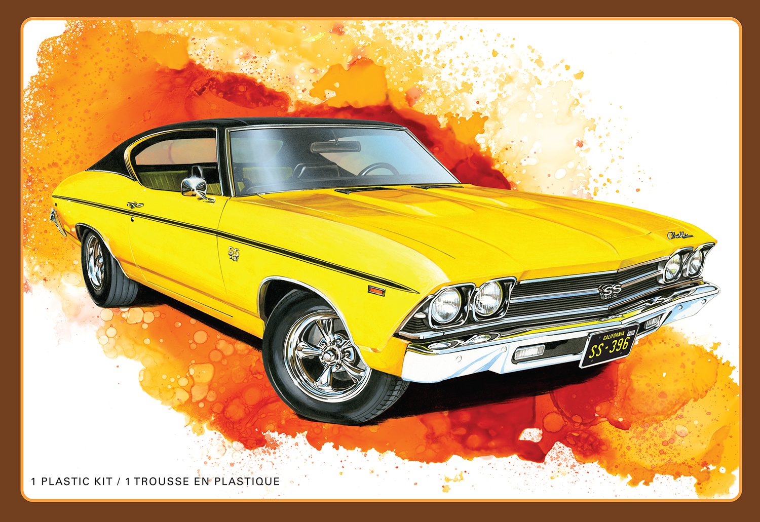 amt-1969-chevy-chevelle-ss-396-maquette-voiture-1-25 image 1