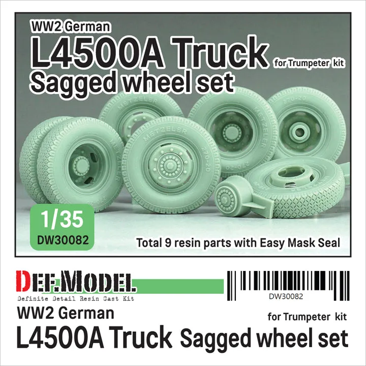def-model-dw30082-set-roues-l4500a-1-35-camion-allemand-ww2 image 1