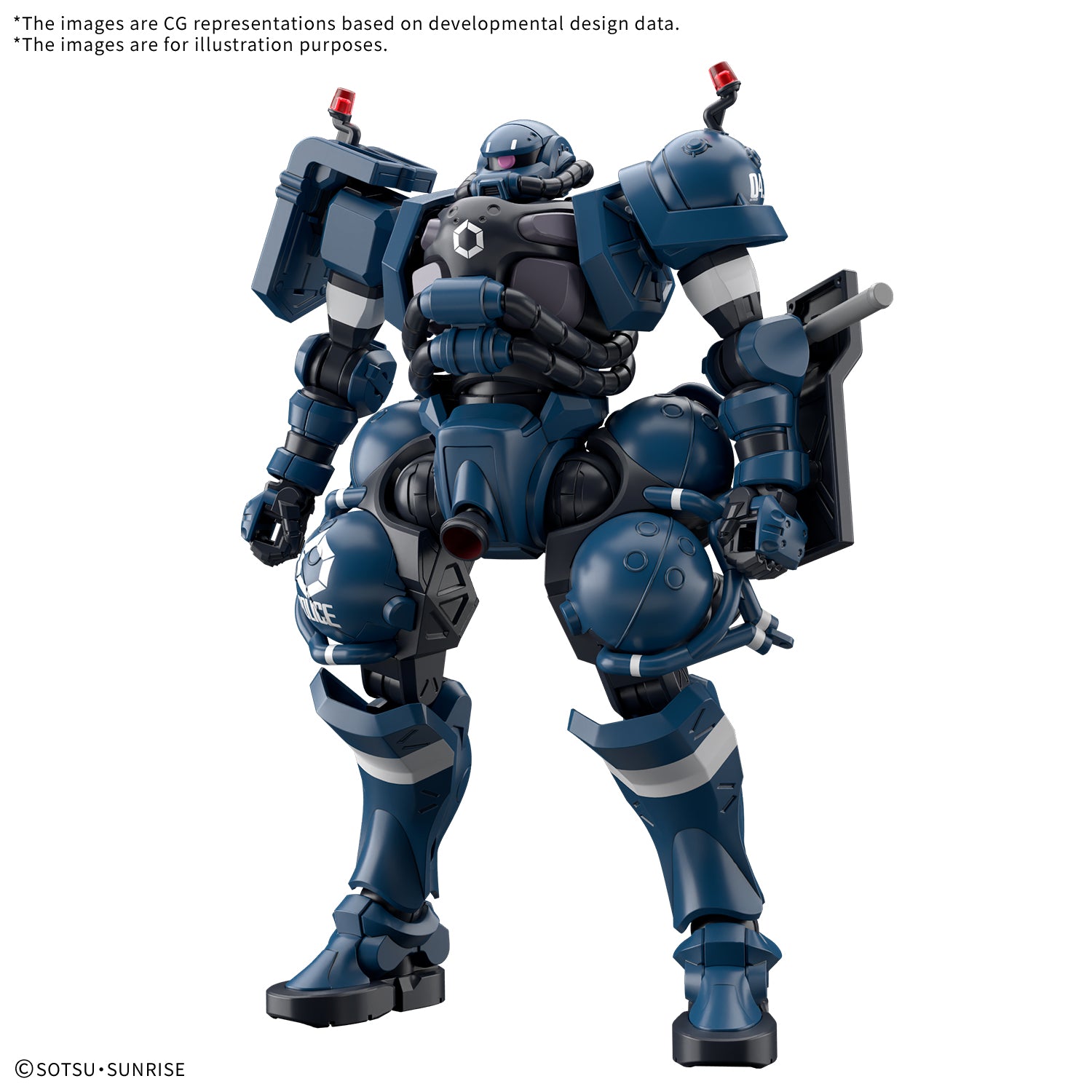 bandai-hg-police-zaku-1-144-maquette-gundam-gquuuuuux image 2