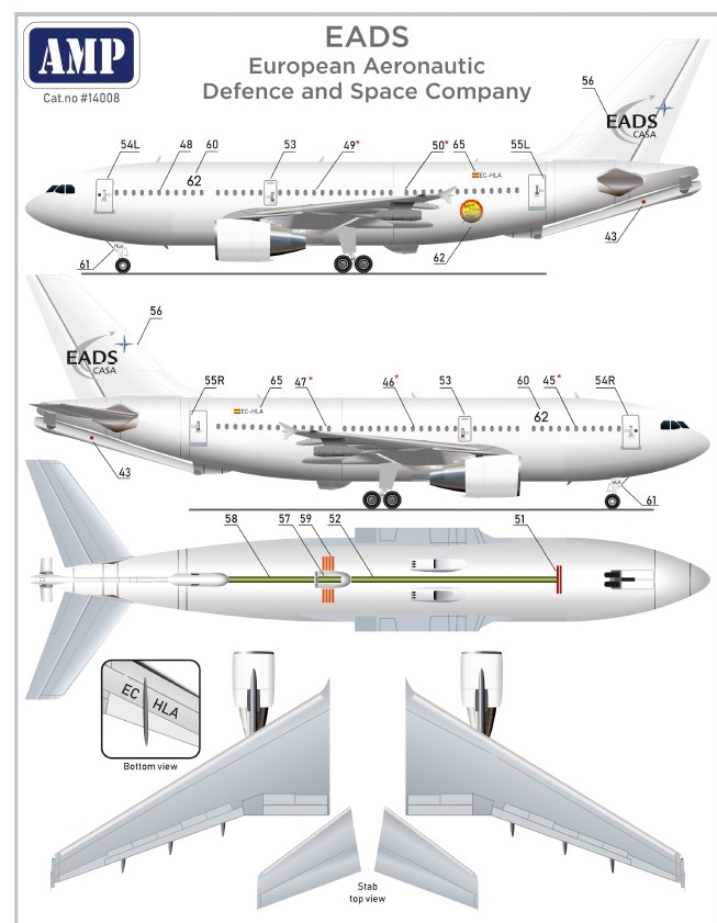 amp-14008-airbus-a310-mrtt-maquette-avion-1-144-spanish-air-force image 3