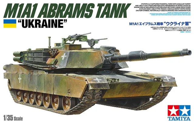 tamiya-25216-maquette-char-m1a1-abrams-ukraine-1-35 image 1