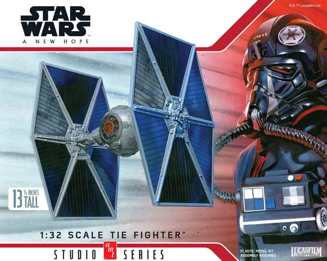 amt-star-wars-tie-fighter-new-hope-maquette-1-32-studio-series image 1