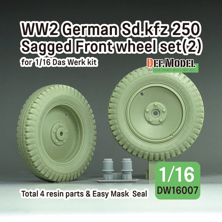 def-model-dw16007-roues-avant-sd-kfz-250-1-16-das-werk image 1