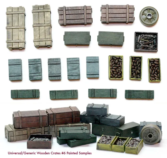 value-gear-wc006-caisses-bois-1-35-accessoires-19-pcs image 1