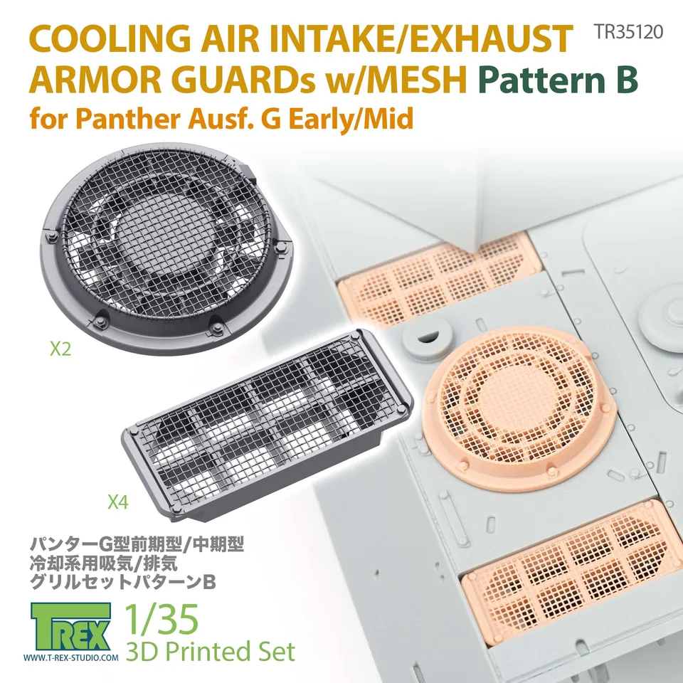 t-rex-35120-grilles-panther-ausf-g-accessoire-1-35-pattern-b image 1