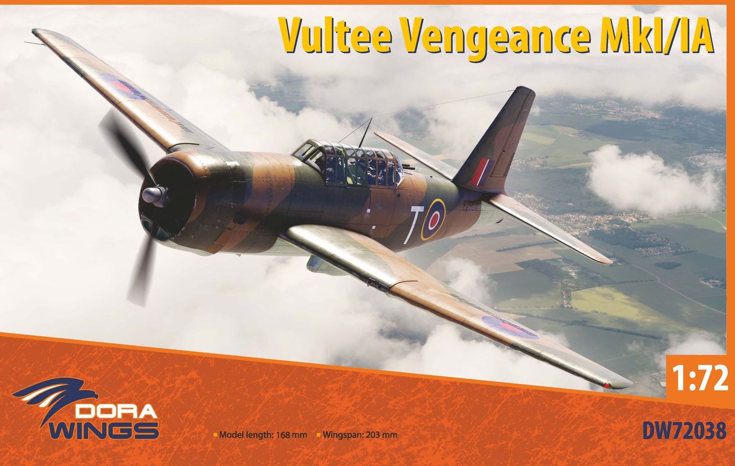dora-wings-vultee-vengeance-mki-ia-maquette-avion-1-72 image 1