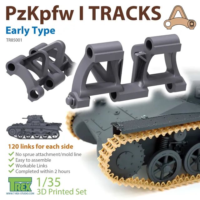 t-rex-85001-pzkpfw-i-early-chenilles-maquette-char-1-35 image 1