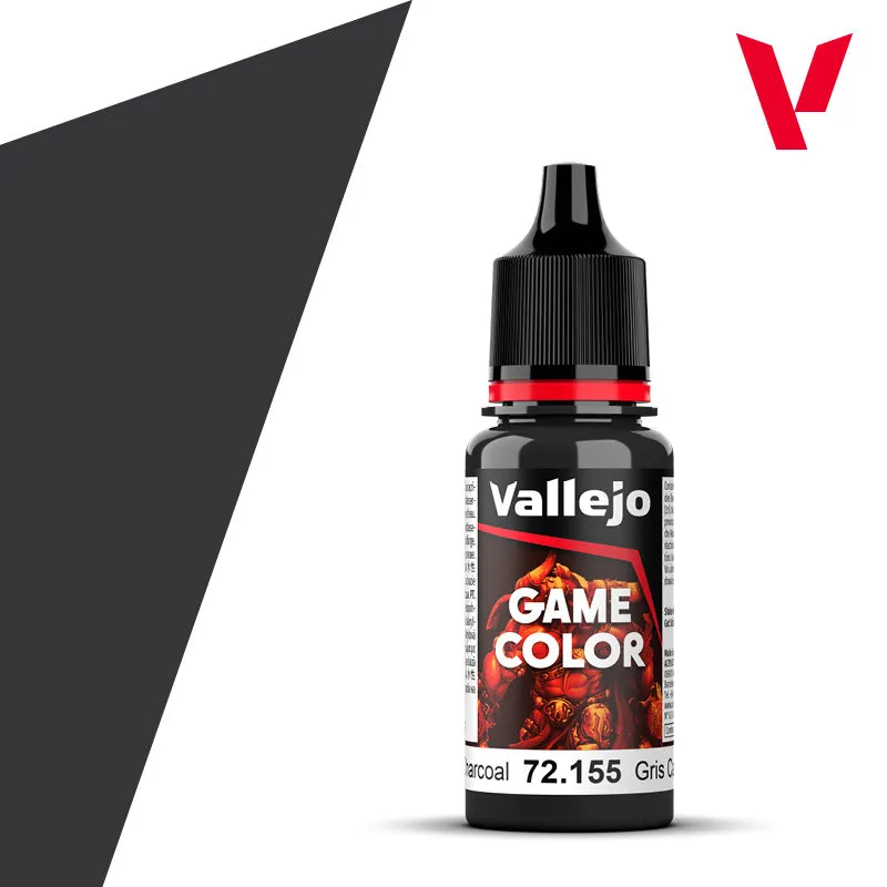 vallejo-game-color-155-charcoal-peinture-maquette-18ml-gris image 1