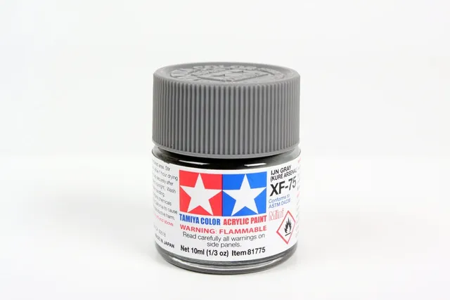 tamiya-81775-xf75-ijn-gray-kure-peinture-acrylique-10ml-mate image 1