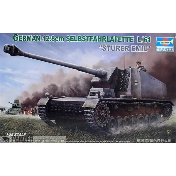 trumpeter-00350-sturer-emil-1-35-maquette-char-allemand image 1