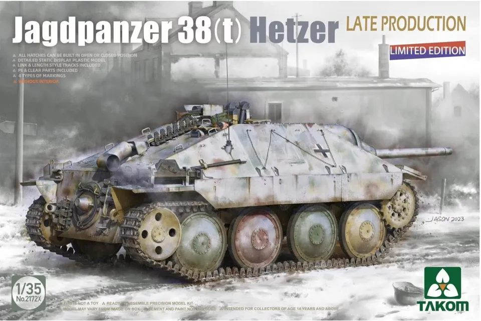 takom-2172x-jagdpanzer-38-t-hetzer-late-maquette-char-1-35 image 1