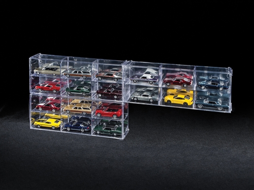 auto-world-vitrine-6-voitures-miniatures-1-64-miroir-murale image 2