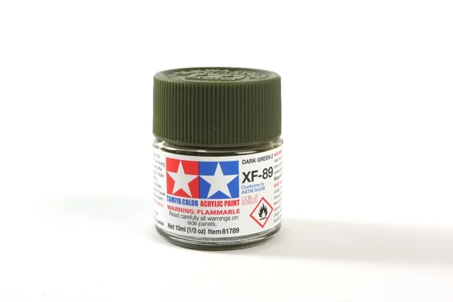 tamiya-xf89-dark-green-2-vert-mat-10-ml image 1