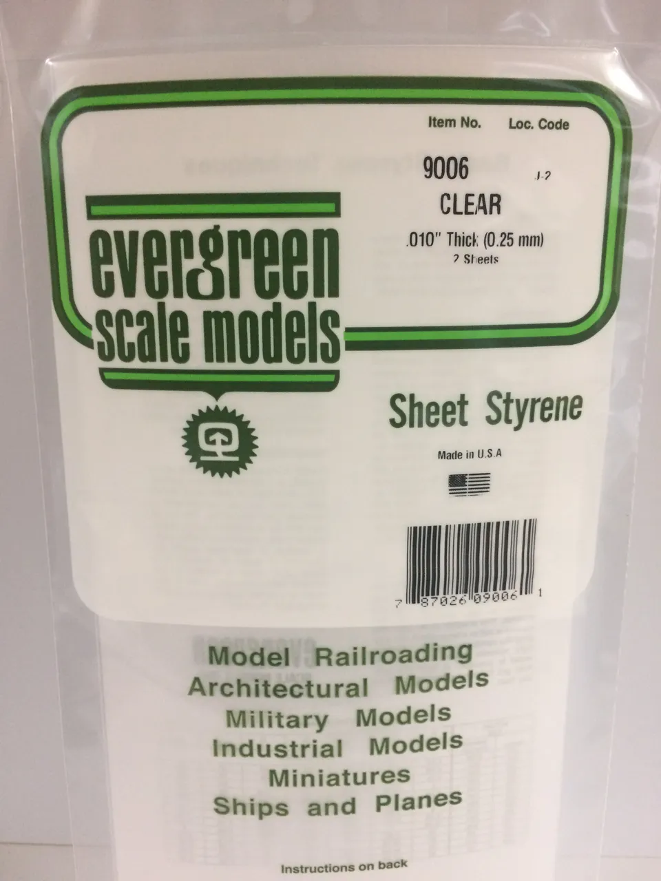 evergreen-sheets-9006-plaque-polystyr-ne-transparent-2-feuilles image 1