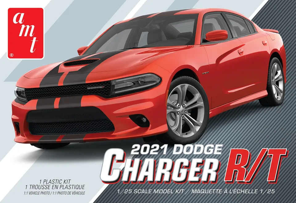 amt-2021-dodge-charger-r-t-maquette-voiture-1-25-144-pi-ces image 1
