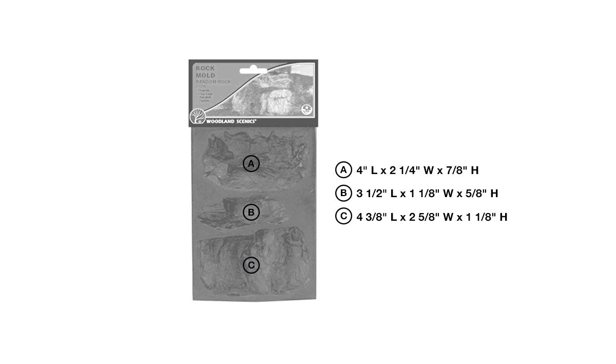woodland-scenics-c1234-moule-rocher-diorama-r-utilisable image 1