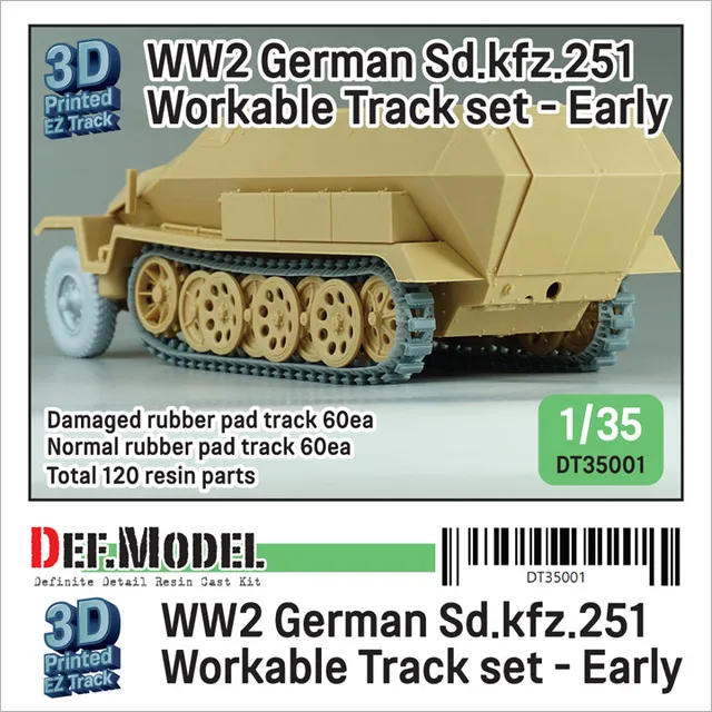 def-model-dt35001-sd-kfz-251-chenilles-1-35-early-r-sine-mobile image 1
