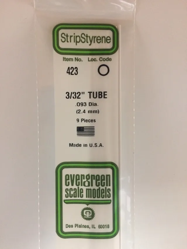 evergreen-rod-and-tube-423-tube-rond-blanc-2-4-mm-60-cm-9-pcs image 1