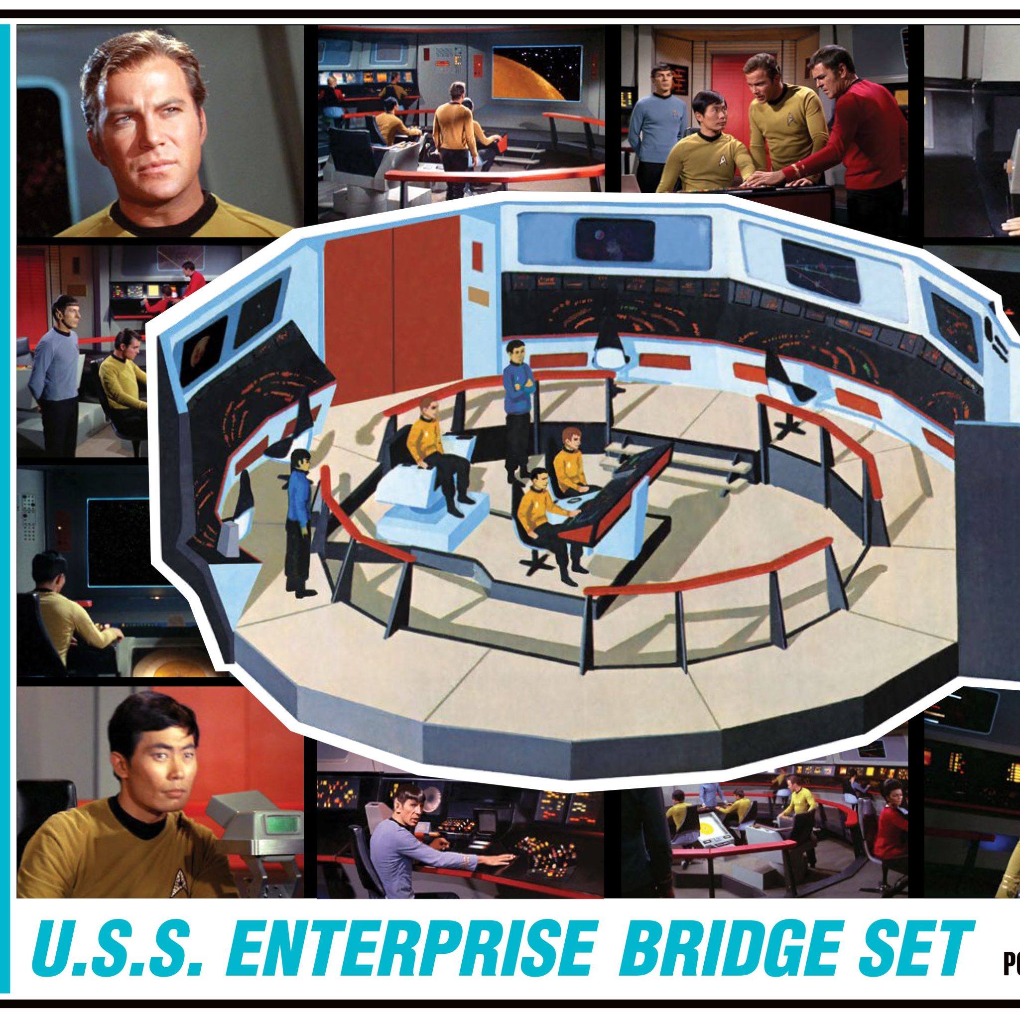 amt-star-trek-uss-enterprise-bridge-1-32-maquette image 1