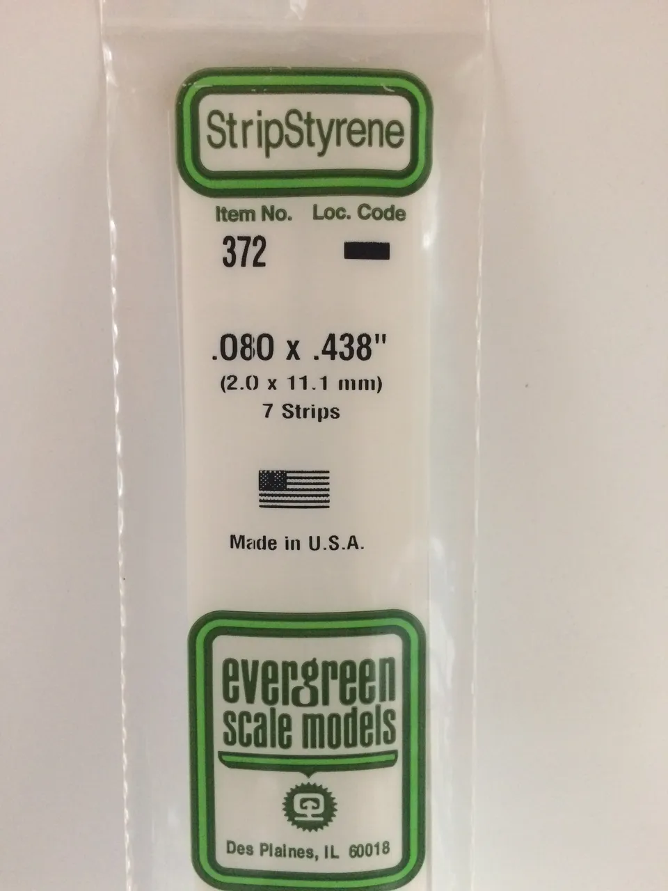 evergreen-strips-372-profil-polystyr-ne-blanc-2x11-1-mm-7-pcs image 1